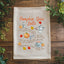 Pumpkin Spice Latte Recipe Watercolor Dish Towels