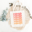 Raleigh, NC - Colorful Tote Bags - Ombre, RAL, Gift
