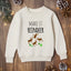 Make It Reindeer - Christmas Kid's Sweatshirt - Oatmeal