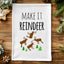 Colorful Christmas Kitchen Towels - Make It Reindeer