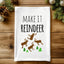 Colorful Christmas Kitchen Towels - Make It Reindeer