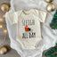 Sleigh All Day - Christmas Onesie - Oatmeal
