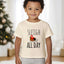 Sleigh All Day - Christmas Toddler Tee - Oatmeal