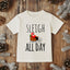Sleigh All Day - Christmas Toddler Tee - Oatmeal