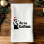 Merry Swiftmas - Colorful Christmas Hand Towel (Waffle)