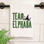 Team Elphaba - Colorful Wicked Inspired Hand Towel (Waffle)