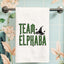 Team Elphaba - Colorful Wicked Inspired Hand Towel (Waffle)
