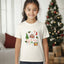 Warm & Cozy - Christmas Kid's Tee - Oatmeal