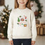Warm & Cozy - Christmas Kid's Sweatshirt - Oatmeal