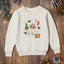 Warm & Cozy - Christmas Kid's Sweatshirt - Oatmeal