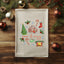 Warm & Cozy Watercolor Christmas Dish Towels
