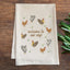 Welcome To Our Coop Watercolor Dish Towels