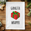 Colorful Christmas Kitchen Towels - Gangsta Wrapper